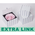 Alibaba High Quality Custom Logo Cardboard 1 Piece Rose Flower Tuck-In Containers